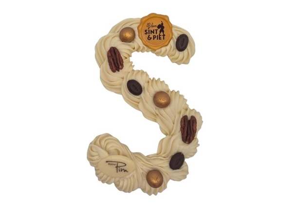 Wit chocolade letter