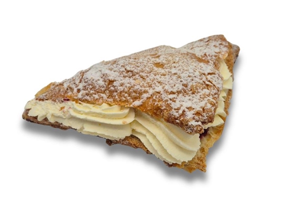 Kersenflap met slagroom